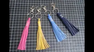 Fabrication d'un pompom en cuir