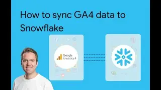 Google Analytics 4 (GA4) data to Snowflake in 3 minutes