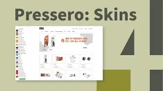 Skins & Live Palette Editor in Pressero