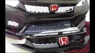 Установка передней решетки радиатора Type R 2020