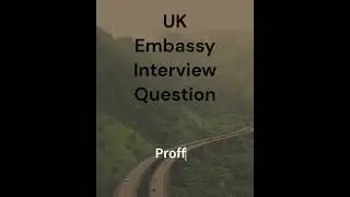 UK Embassy Interview Questions #ukvisa #ukimmigration #workvisa
