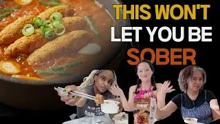 Day Drinking with Fish Roe Soup?! First Time Reactions 🍲🍶