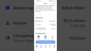 New Coin (Crypto) Sperax (SPA) has been listed On Coinbase Pro, Circulating Supply 1.4 billion