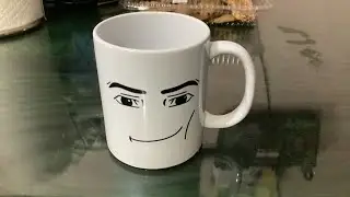 My man face cup is from @Roblox 