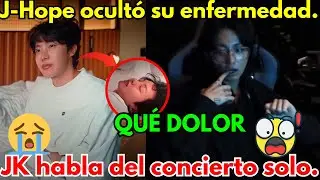 Se publica el video de J-Hope enfermo durante la gira😷 Jungkook en vivo habla de su concierto solo?