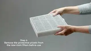 Blueair DustMagnet&trade; air purifier - Changing the main filters