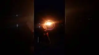Fire iso-hoop ⚠️ I'm a trained & insured fire performer, do not attempt