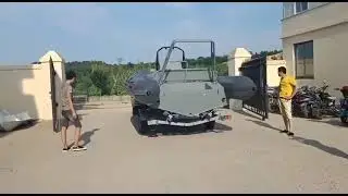 8m 10m 12m Hypalon Tubes Fiberglass Hull Inflatable Fishing Boats/Rescue Boat/Rigid Inflatable Boats