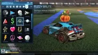 All The NEW Rocket League Halloween Items! In-Game Showcase!