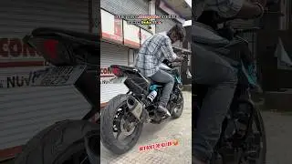 Akrapovic full exhaust system install in New Duke 250 🚀🥵 wait for sound 😈 #ktm #akrapovic