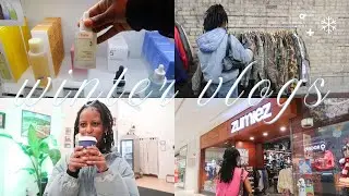 embracing winter: thrift haul cozy cafe & shop with me