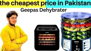 Geepas 5 Tier Digital Food Dehydrator, 520W | Large 5 Trays  food Dryer