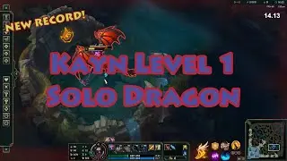Kayn Level 1 Solo Dragon Season 12 [58.86]