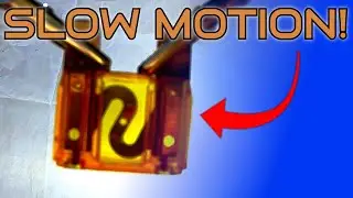 Automotive Fuses Blowing in Slow Motion #Shorts