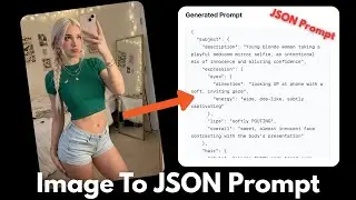 How To Convert Images To Detailed JSON Prompt for Image Generation | Free Nano Banana Prompts