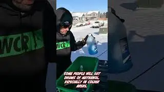 Window cleaning solution for negative or single digit temperatures!! #steveothewindowcleaner