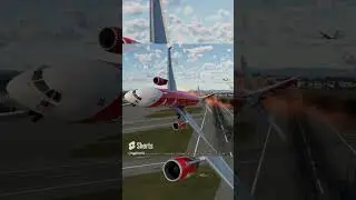 Bird  strike Plane during Take Off Caught On Camera #short #reels 1