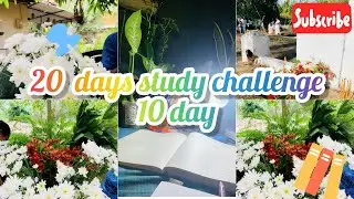 20 days study challenge /10 day  මල් පොකුරුත් හදන් අපි මොනවද කරෙ