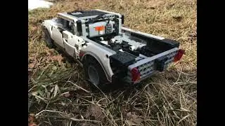 Lego RC pick-up truck with RWD/AWD switch - controlled by Sbrick