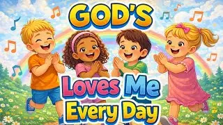 Jesus Loves Me Every Day | Christian Kids Worship Songs | Sunday School Praise & Prayer | Kids