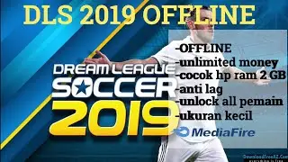 Dream league soccer 2019 mod unlimited money full offline!! wajib kalian coba!!