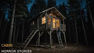 20 True Creepy Cabin In The Woods Horror Stories | With Rain Sounds 