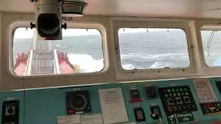 Ship Airborne in the Bay of Biscay #Maritime #ShipLife #Nautical #SeaWorld #ShippingIndustry #sea