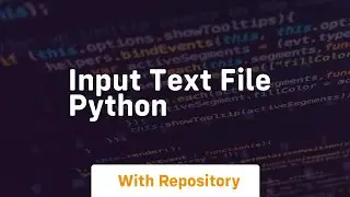 input text file python