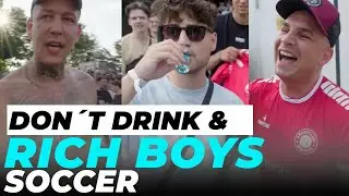 DON'T DRINK Challenge at Knossi & Trymacs' VIP Soccer Game
