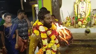 வடக்கு சூரங்குடி முண்ட சுவாமி பந்தம் ஏந்தி ஆட்டம்