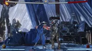 Injustice 2 Raiden tech: push-block into Lightning Bolt(MB) 3