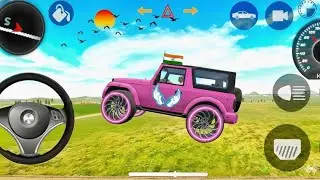 Mahindra Thar Extreme Mountain Stunts 🏔️ | Indian Car Simulator 3DImpossible Ramp Modified Thar 😈 |