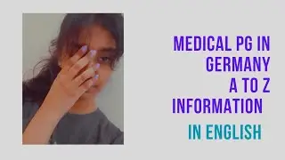 Free education in germany|Medical pg in germany for indian students | part 1