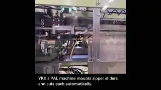 YKK's PAL Machine #shorts #machinery #zipper
