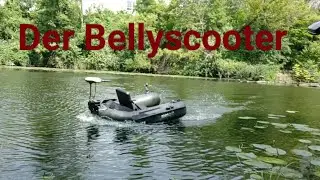 Bellyboot mit Lenkung & Fernsteuerung DIY RC Scooterbelly  Kayak Tuning Rhino vx 54  Zeck Belly Cat