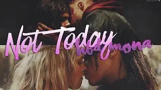 not today | clarke&lexa + lincoln&octavia (hbd mona!)