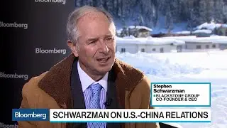 Blackstone's Schwarzman Says U.S. Slowing, But No Recession in 2019