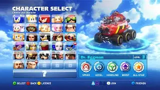 Sonic & All - Stars Racing Transformed (Dr. Eggman Gameplay)