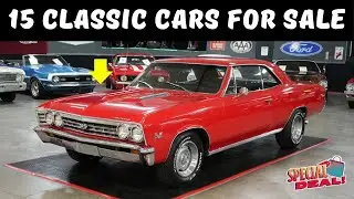15 Classic Cars for Sale That Sound Too Good to Ignore🚗💥 SOUND ON!!