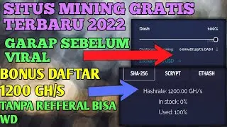 baru rilis🤑gratis 1200 gh/s| situs mining bitcoin gratis yang terbukti membayar | bitcoin gratis