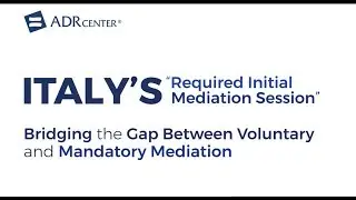Italy's Required Initial Mediation Session