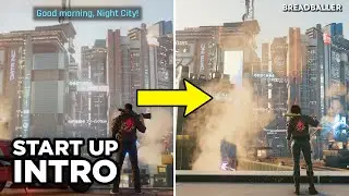 Cyberpunk 2077's Start-Up Intro Breakdown (locations & sources)