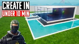 Make a MODERN HOUSE in Under 10 MIN.