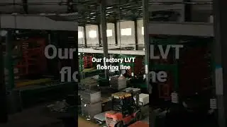 Producing Lvt flooring line # #interior #shortsvideo #lvtflooring