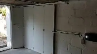 32 Cor&eacute;nov porte de garage sectionnelle coulissante portillon