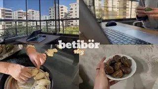 bol kalorili bir gün  | aile evindeyim | karakuş tatlısı | sessiz vlog