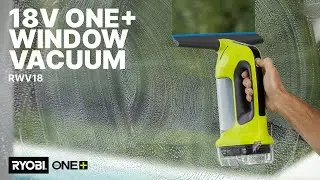 18V ONE+ Window Vacuum (RWV18) in action