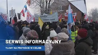 Tłumy na proteście w Kielnie