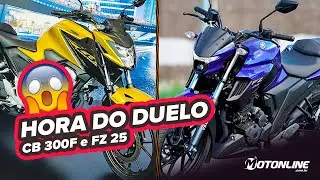 DEU GOLEADA? COMPARATIVO CB 300F E FZ 25; Qual a melhor entre Twister e Fazer 250