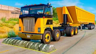 Trucks vs Speed Bumps (Long Video)
